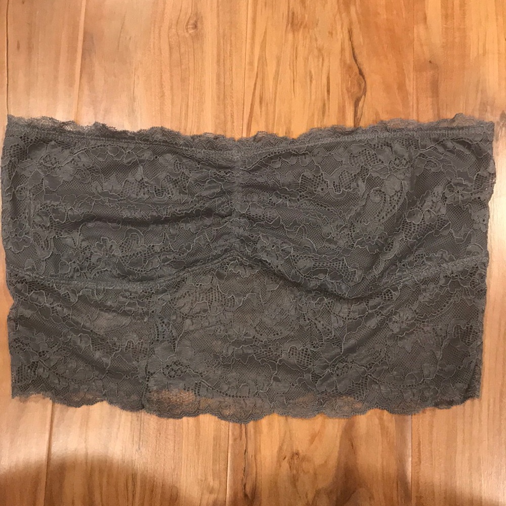 Grey Lace Bandeau